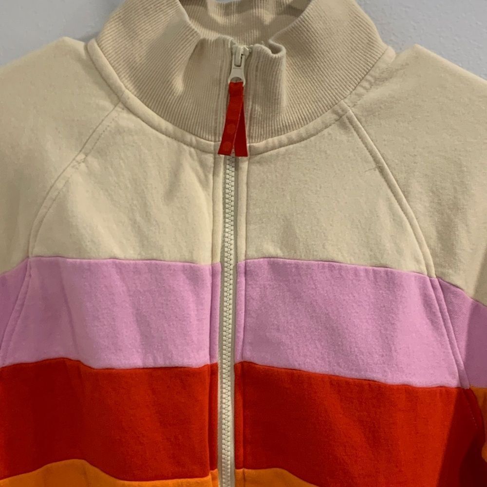 Lego Women's Cream Sweatshirt with Colorful Stripes - Picture 4 of 11